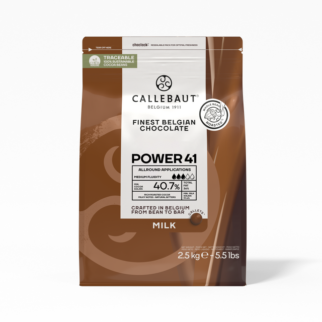 Obrázek produktu C ČOKOLÁDA POWER 841 MLÉČNÁ 40,7% 8x2,5 kg