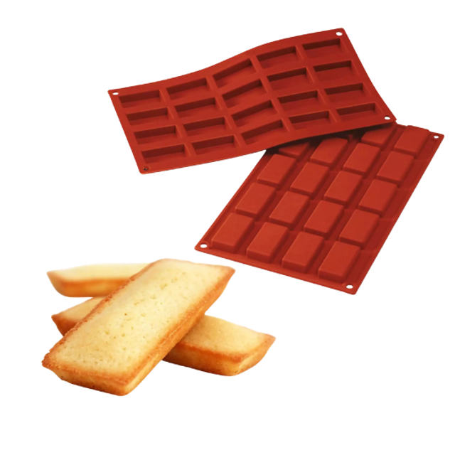 Obrázek produktu SIL FORMA SILIKON terakota - KVÁDR 49x26mm v.11mm 20ml 20ks