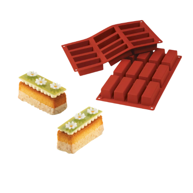 Obrázek produktu SIL FORMA SILIKON terakota - KVÁDR 79x29mm v.30mm 70ml 12ks