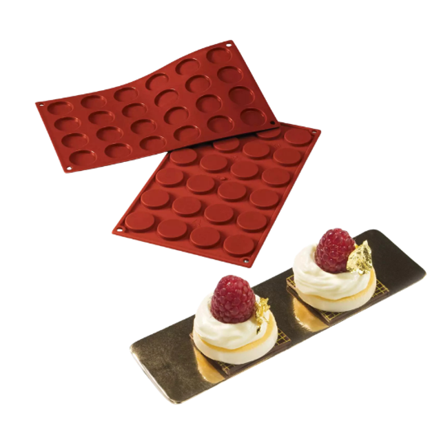 Obrázek produktu SIL FORMA SILIKON terakota - FLORENTINKA Ø35mm v.5mm 10ml 24ks