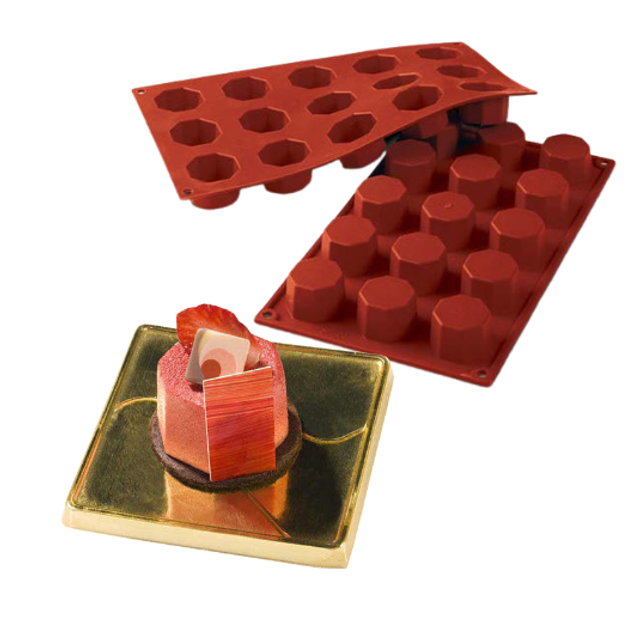 Obrázek produktu SIL FORMA SILIKON terakota - OSMIHRAN Ø38mm v.26mm 30ml 15ks