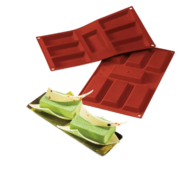 Obrázek produktu SIL FORMA SILIKON terakota - KVÁDR 95x45mm v.12mm 50ml 7ks