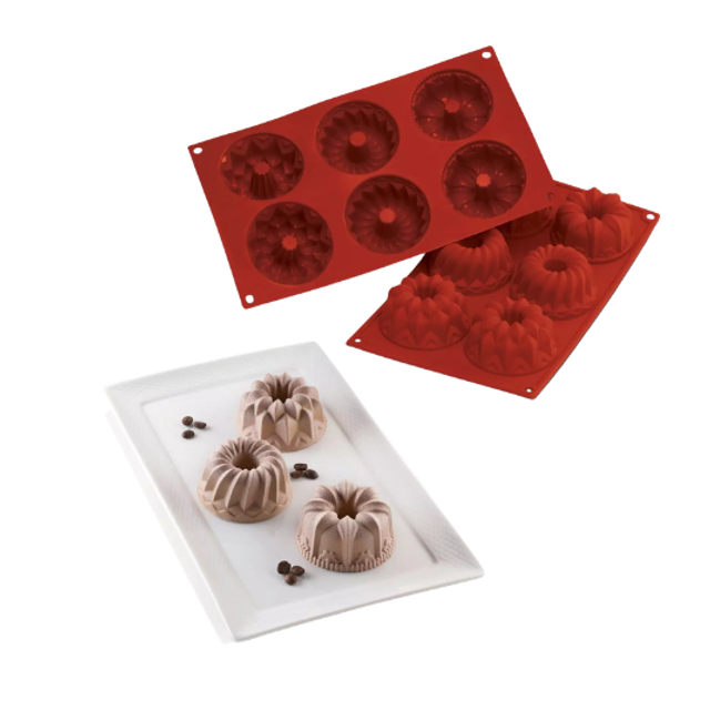 Obrázek produktu SIL FORMA SILIKON terakota - BÁBOVKY MIX Ø75mm v.40mm 100ml 6ks