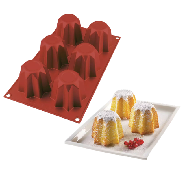 Obrázek produktu SIL FORMA SILIKON terakota - BÁBOVKY 75x75mm v.60mm 150ml 6ks