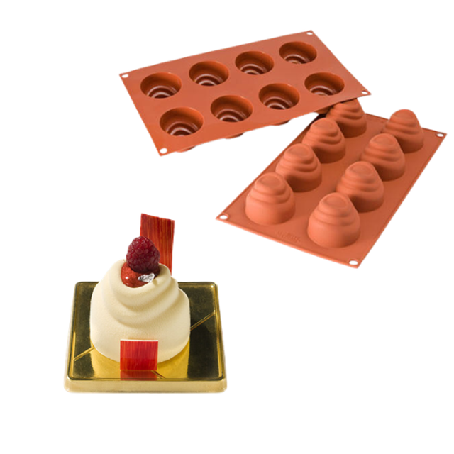 Obrázek produktu SIL FORMA SILIKON terakota - FLU Ø55mm v.42mm 70ml 8ks