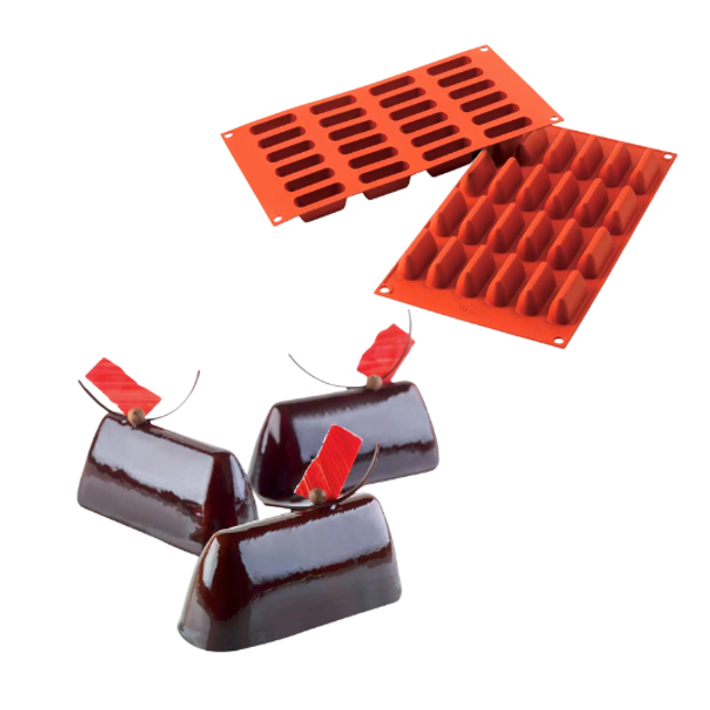 Obrázek produktu SIL FORMA SILIKON terakota - GIANDUIA 50x18mm v.23mm 14ml 24ks