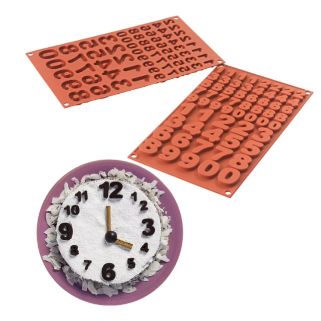 Obrázek produktu SIL FORMA SILIKON terakota - ČÍSLA v.8mm 2ml 60ks