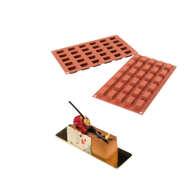 Obrázek produktu SIL FORMA SILIKON terakota - KVÁDR 30x18mm v.16mm 7,5ml 30ks