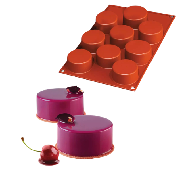 Obrázek produktu SIL FORMA SILIKON terakota - MONOPORCE KOLEČKO Ø50mm v.27mm 55ml 11ks