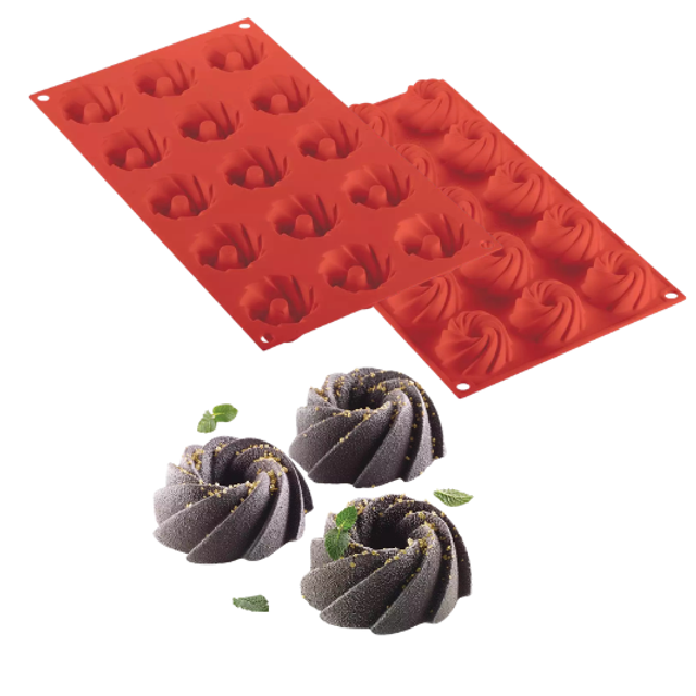 Obrázek produktu SIL FORMA SILIKON terakota - BÁBOVKY Ø48 v. 22mm