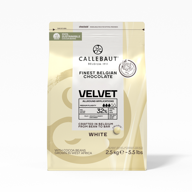 Obrázek produktu C ČOKOLÁDA VELVET BÍLÁ 32% 2,5kg