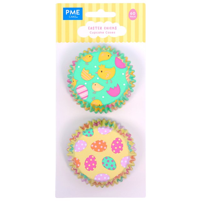Obrázek produktu PME Košíčky na muffiny VELIKONOCE - kuřátka a vajíčka 50x30mm 60ks
