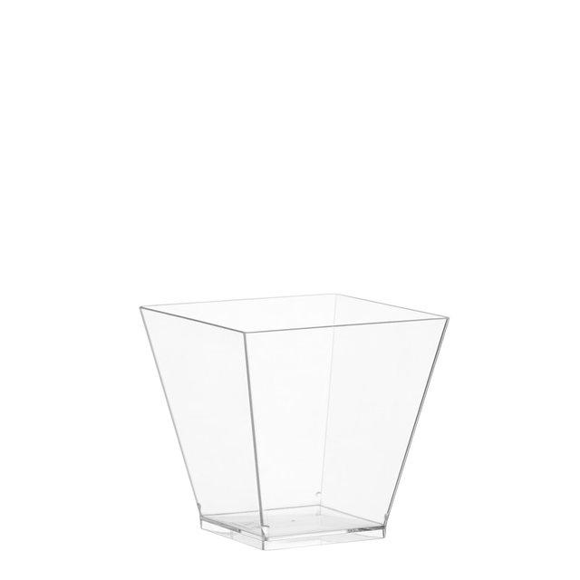 Obrázek produktu CO KELÍMEK HRANATÝ PLAST 7x7x7cm 22cl 400 ks KV22