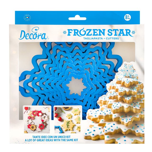 Obrázek produktu DECO VYKRAJOVÁTKA - HVĚZDY (STROMEČEK) 8ks