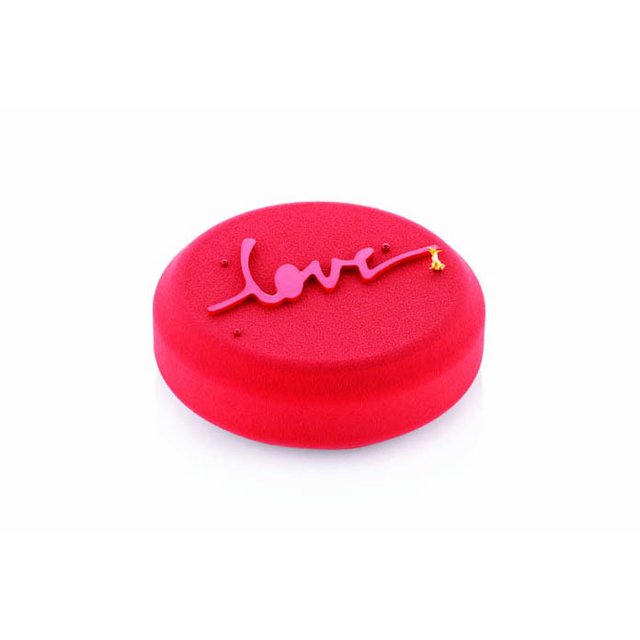 Obrázek produktu SIL FORMA SILIKON bílá - KIT LOVE 360- pr.12cm,v.3,5cm +šablona LOVE 360ml