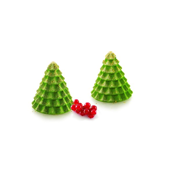 Obrázek produktu SIL FORMA SILIKON šedá - SAPIN MAGIQUE 85 VÁNOČNÍ STROMEK  pr.67mm v.74mm 85ml 6ks