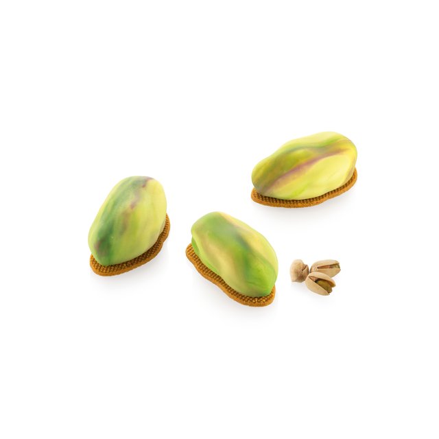 Obrázek produktu SIL FORMA SILIKON bílá - PISTACCHIO 30 62x35mm v.25mm 30ml + vykrajovátko, 12ks