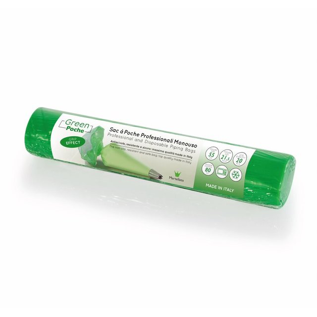 Obrázek produktu MA SÁČEK jednorázový ZELENÝ 80 mikronů 55cm 20ks MALÉ BALENÍ
