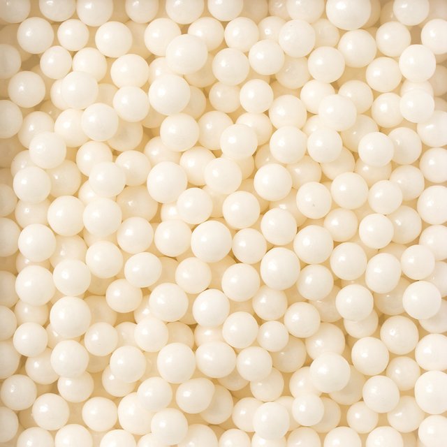 Obrázek produktu DECO CUKROVÉ ZDOBENÍ KULIČKY BÍLÉ (perly 7mm) 1kg