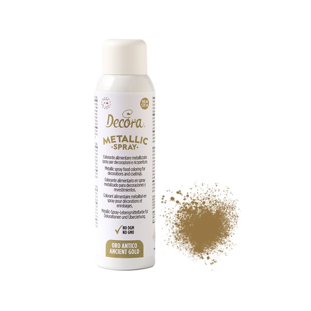 Obrázek produktu DECO SPREJ metalický ZLATÝ 150ml bez E171