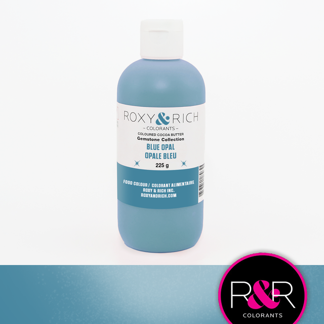 Obrázek produktu RR KAKAOVÉ MÁSLO třpytivé - modré Gemstone Blue Opal 225g