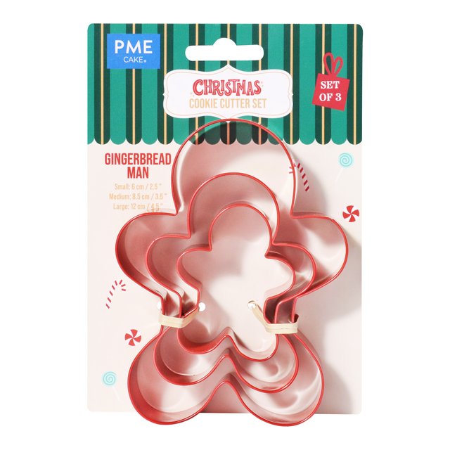 Obrázek produktu PME Vykrajovátko nerez PAN PERNÍČEK 12; 8,5; 6cm, 3ks