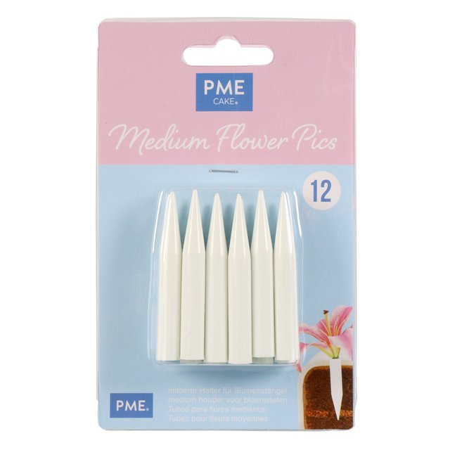 Obrázek produktu PME Vázičky na živé květy STŘEDNÍ, pr.0,8cm, d. 5,5cm 12ks