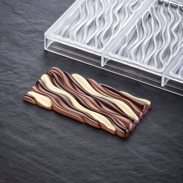 Obrázek produktu PAV FORMA NA PRALINKY - 3xTABULKA VLNKY 15,4x7,7cm v.1,1cm 100g