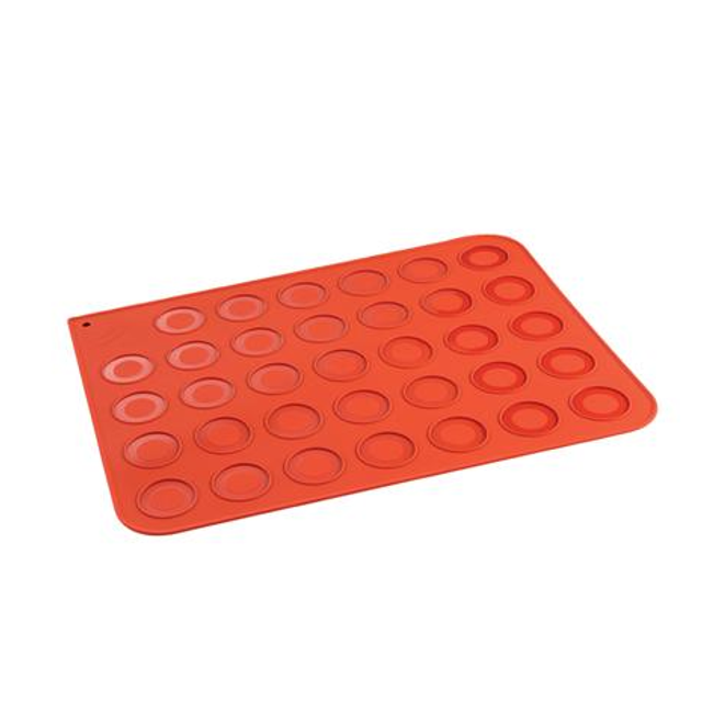 Obrázek produktu MA PODLOŽKA na MAKRONKY SILIKON - KULATÉ pr.4cm 34ks 30x40cm