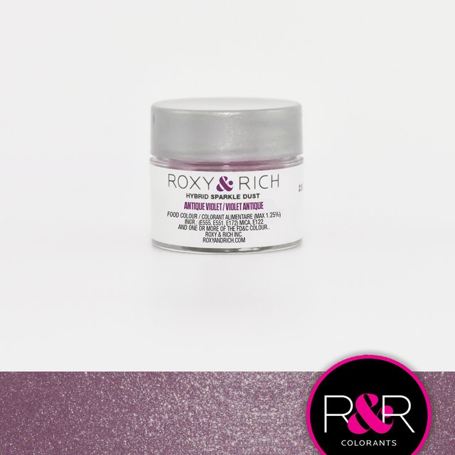 Obrázek produktu RR TŘPYTIVÝ PUDR - fialový Antique Violet 2,5g