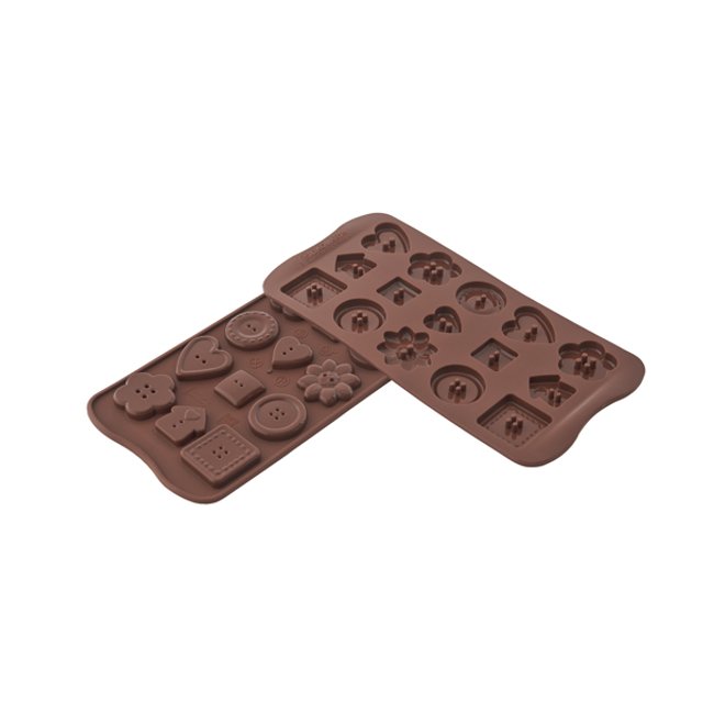 Obrázek produktu SIL FORMA SILIKON na ČOKOLÁDOVÉ BONBONY - KNOFLÍKY