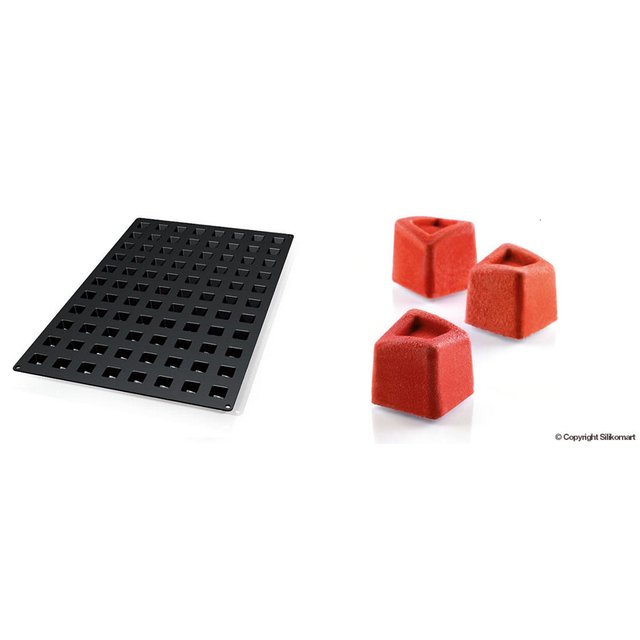 Obrázek produktu SIL FORMA SILIKON černá - MINI KOSTKA 25x25mm v.24mm 12ml 88ks