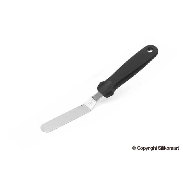 Obrázek produktu SIL ŠPACHTLE NEREZ černá - ZAHNUTÁ 20cm (čepel 9cm)