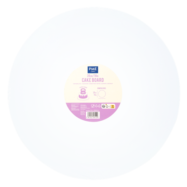 Obrázek produktu PME PODLOŽKA DORTOVÁ SILNÁ - BÍLÁ Ø35cm v.1,2cm