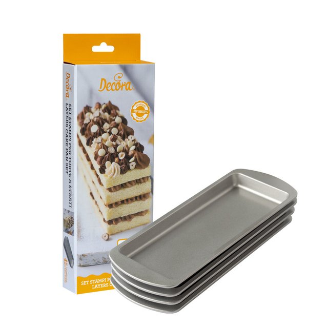 Obrázek produktu DECO SADA FOREM NA PEČENÍ - OBDÉLNÍK 25,5x10,5x2cm 4ks