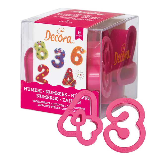 Obrázek produktu DECO VYKRAJOVÁTKA - ČÍSLICE 9ks