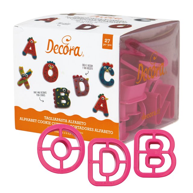 Obrázek produktu DECO VYKRAJOVÁTKA - PÍSMENA 27ks