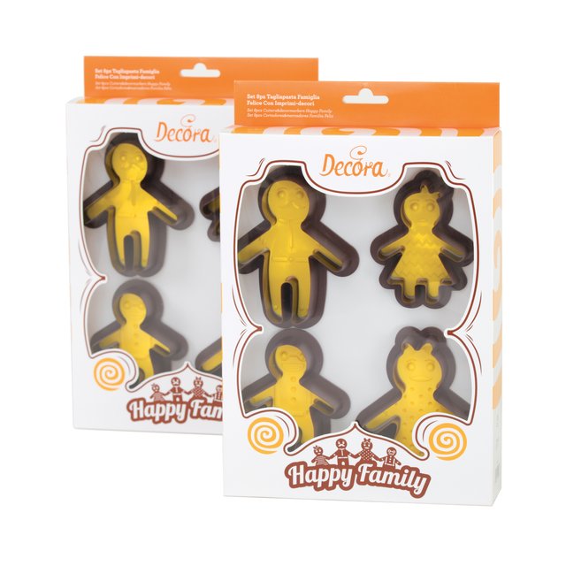 Obrázek produktu DECO VYKRAJOVÁTKA - POSTAVIČKY RODINA 4ks