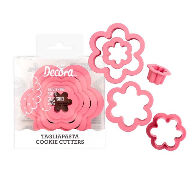 Obrázek produktu DECO VYKRAJOVÁTKA - KYTIČKY 6ks (1,5-2,5-3,5-5-6,5-8 x 2,2 cm)