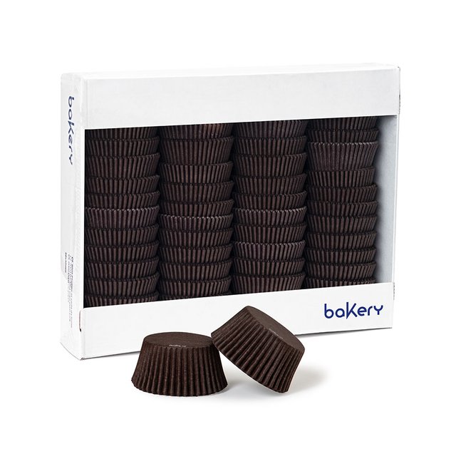 Obrázek produktu DECO KOŠÍČKY NA MUFFINY - HNĚDÉ pr.55mm v.45mm 600ks (konec výroby)