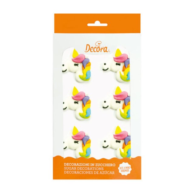 Obrázek produktu DECO DEKORACE CUKROVÁ - JEDNOROŽCI 6ks