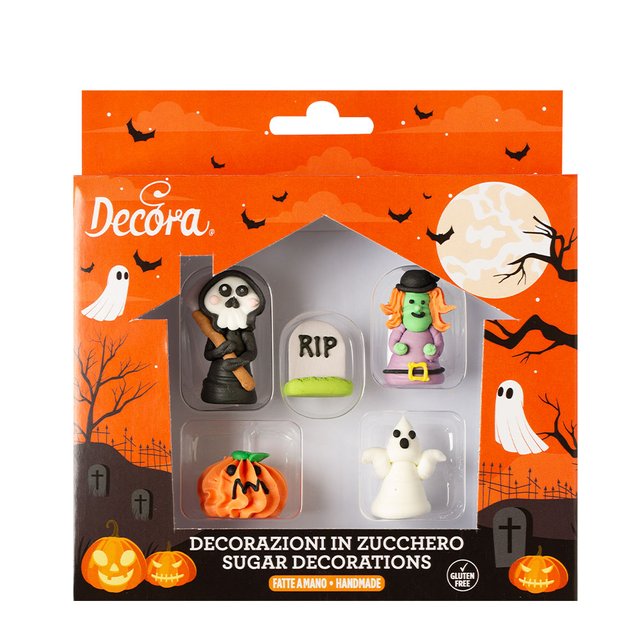 Obrázek produktu DECO DEKORACE CUKROVÁ - Halloween 5ks AKCE 50% dmt 2/26