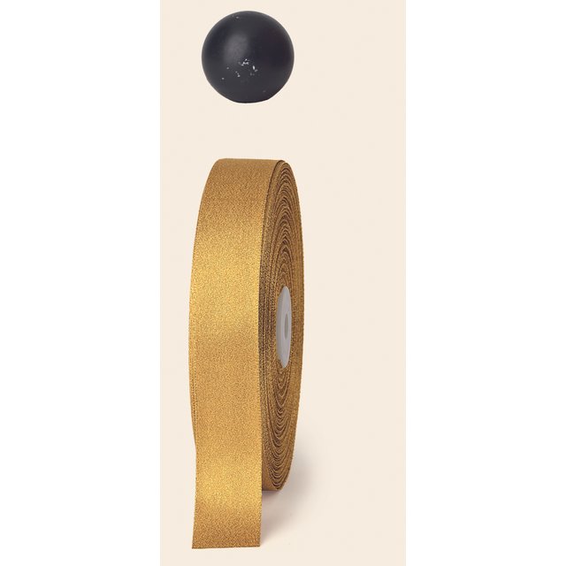 Obrázek produktu SC Stuha 2,5cm 25m tmavá zlatá DORATO 1ks