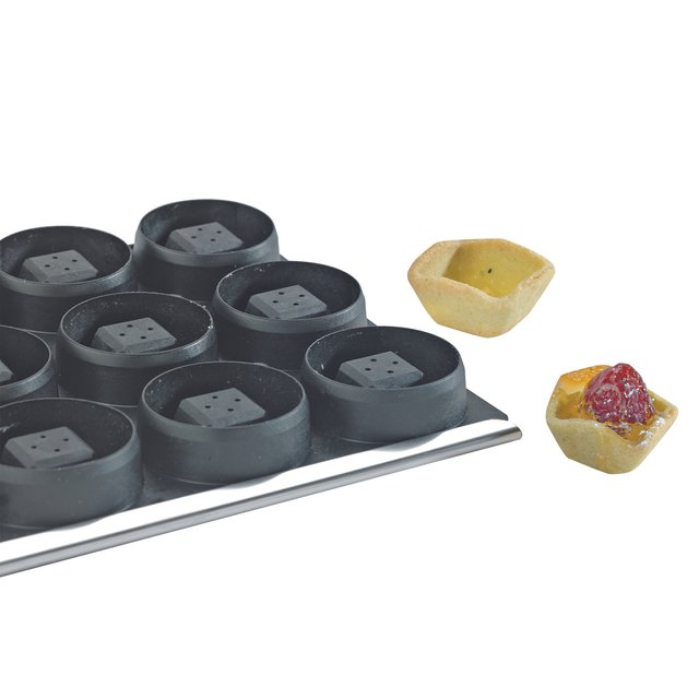 Obrázek produktu MF Forma plast - tartaletky čtverec vlnka SE SLEVOU 50%
