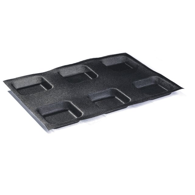 Obrázek produktu MA FORMA SILIKON děrovaná NA PEČENÍ - ČTVEREC 85x85mm v.20mm 2ks
