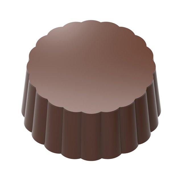 Obrázek produktu CW FORMA NA PRALINKY S MAGNETEM - KOLEČKO VROUBKOVANÉ pr.3,2cm v.1,4cm 13g 15ks