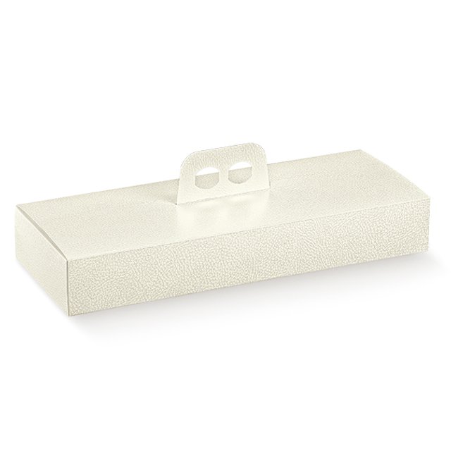 Obrázek produktu SC Krabice na štrůdl potisk bílá kůže 34x12x5cm 10ks