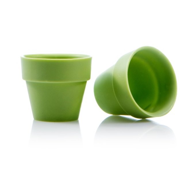 Obrázek produktu DOBLA KORPUS KVĚTINÁČ ZELENÝ VELKÝ 6,2x5,5cm 28ks