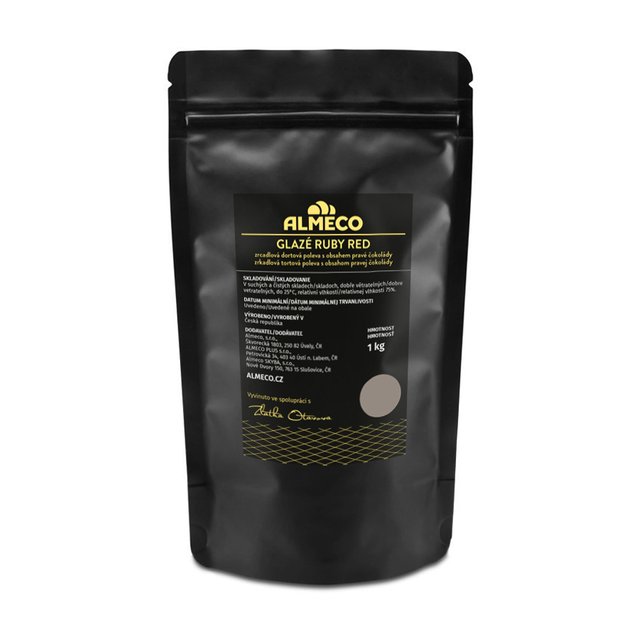 Obrázek produktu ALMECO GLAZÉ RUBY RED (rubínově červená) 1kg (15x1kg)