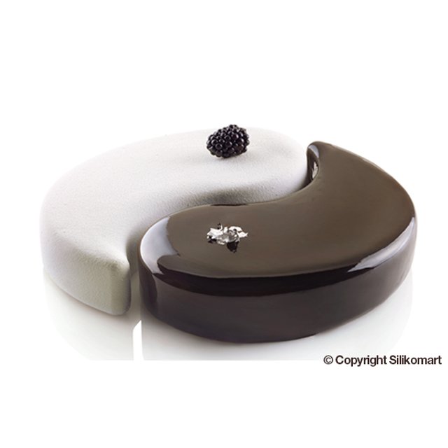 Obrázek produktu POUŽITÉ - SIL FORMA SILIKON bílá - YIN YANG 2500 245x195mm v.50mm 2100ml - SLEVA 20%